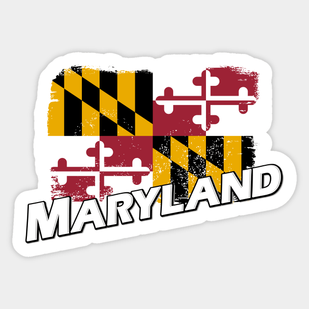 Maryland flag Sticker by PVVD